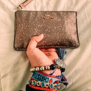 starry coach wristlet